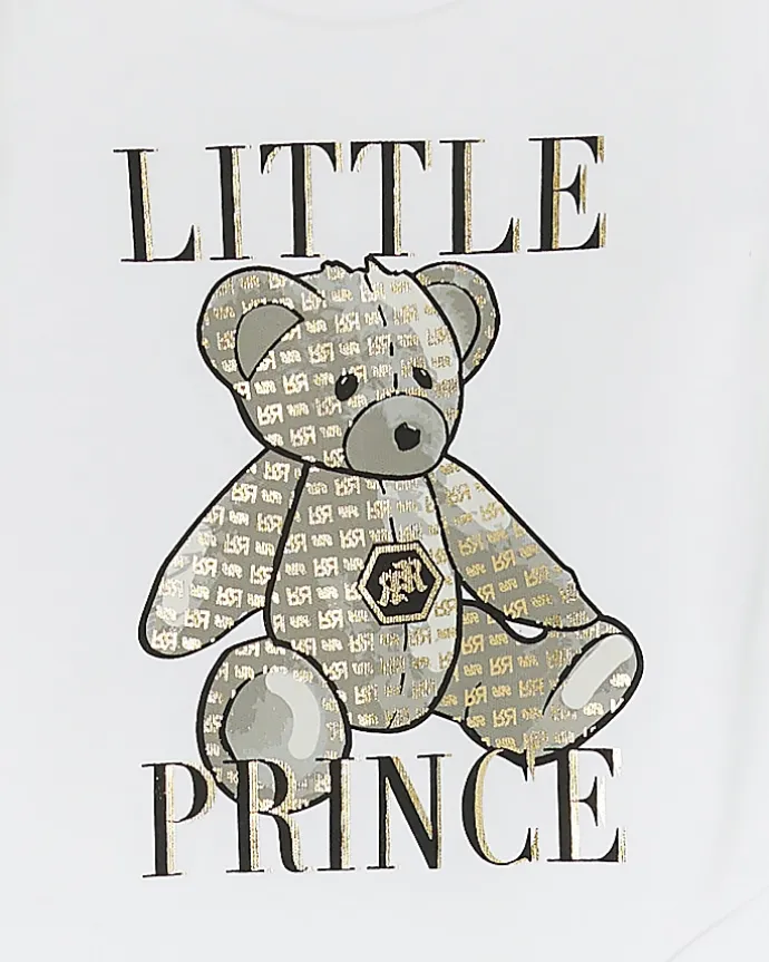 Baby boys White Bear Graphic Bodysuit