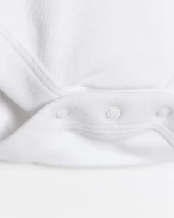 Baby girls white broderie bodysuit