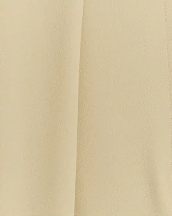 Beige high waisted wide leg trousers