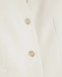 Beige slip midi skirt
