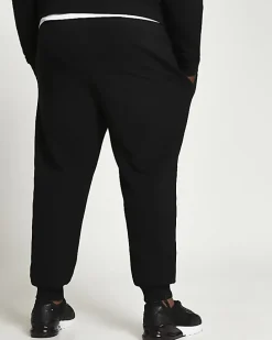 Big & Tall black RI slim fit joggers