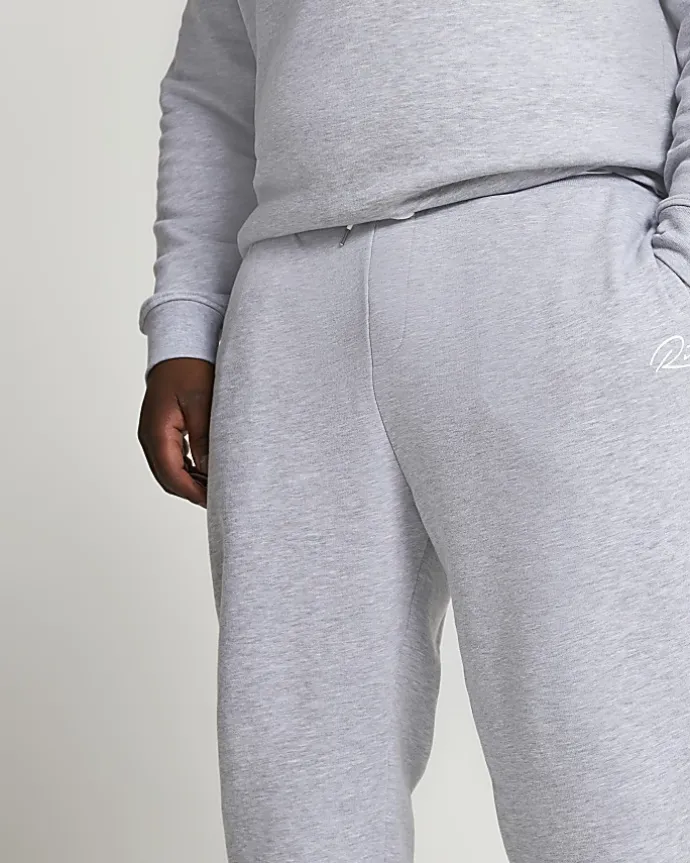 Big & Tall grey RI slim fit joggers