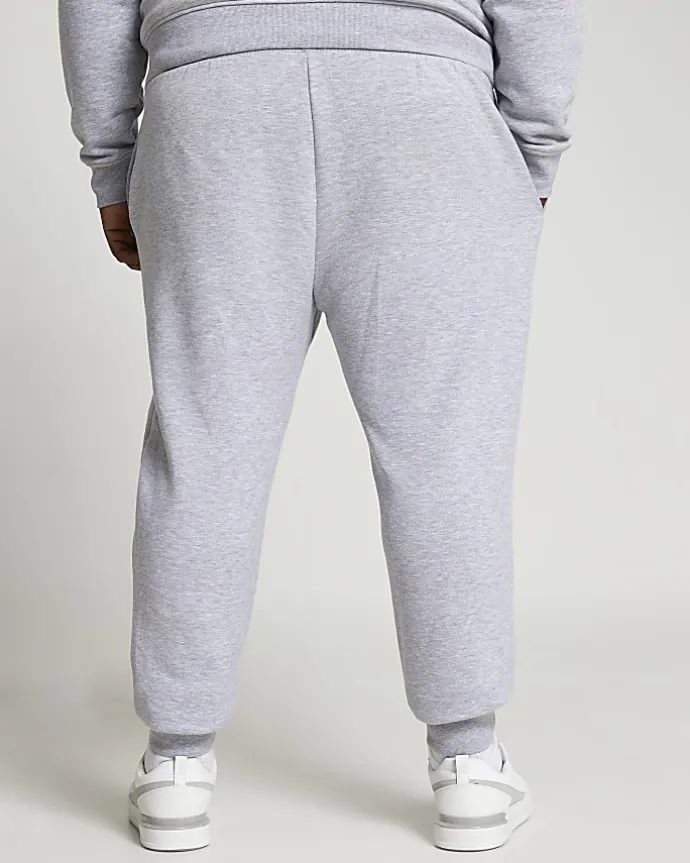 Big & Tall grey RI slim fit joggers