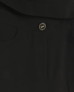 Black blazer bandeau jumpsuit