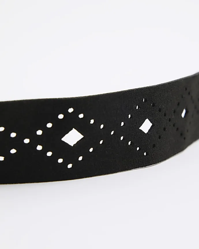 Black Cut out Choker Necklace