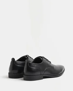 Black derby shoes