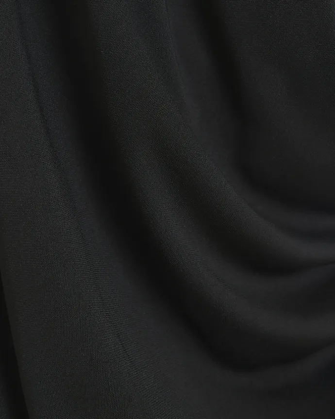 Black drape detail wrap mini dress