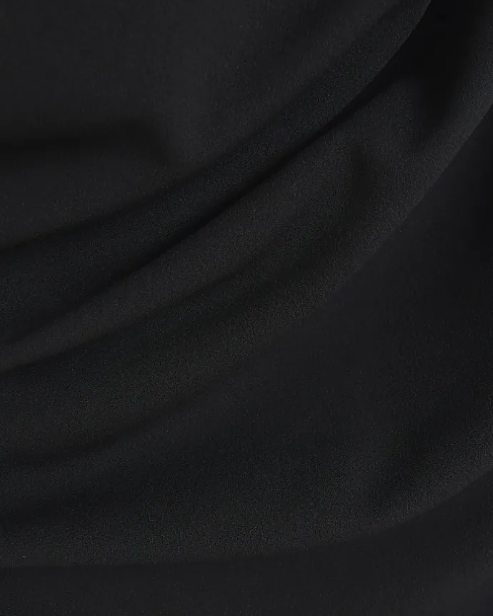 Black drape off shoulder bodycon midi dress