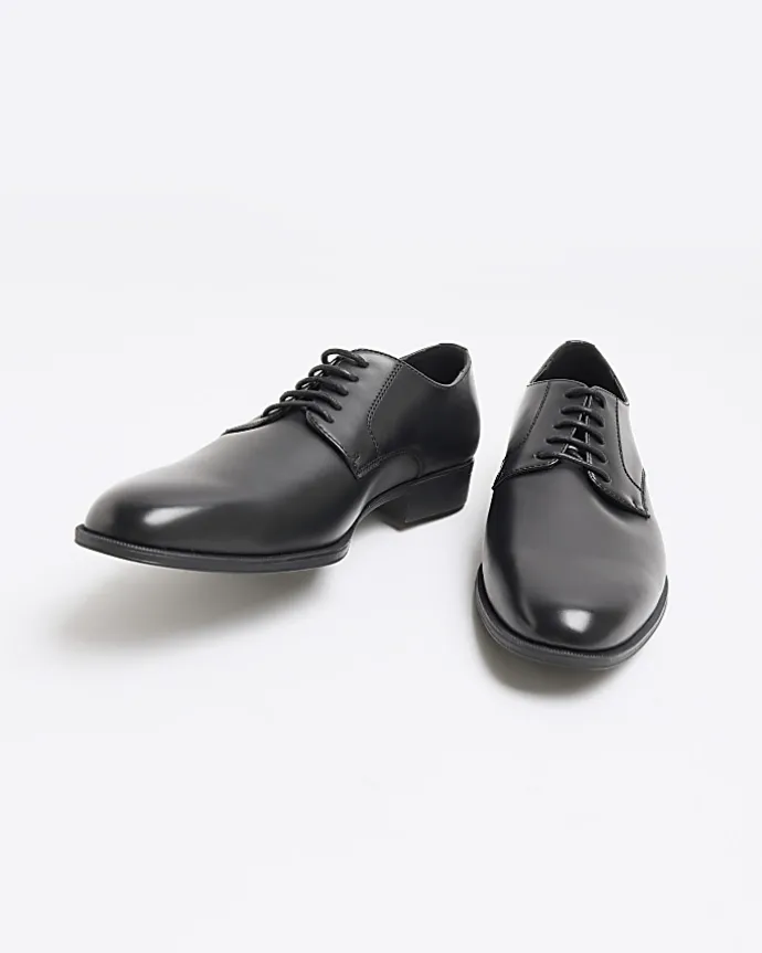 Black Formal Derby Shoes