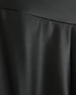 Black high waisted coated leggings