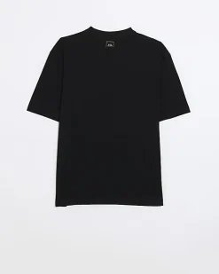 Black regular fit t-shirt