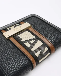 Black RI monogram purse