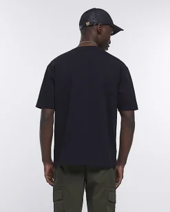 Black RI studio oversized fit t-shirt