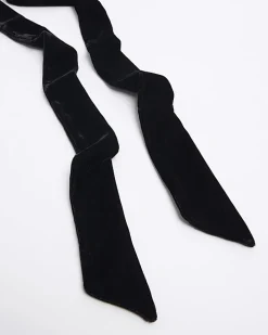 Black RI Studio velvet scarf
