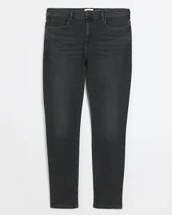 Black skinny fit jeans