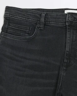 Black skinny fit jeans