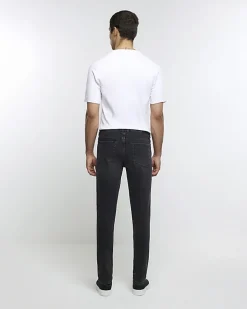 Black skinny fit jeans