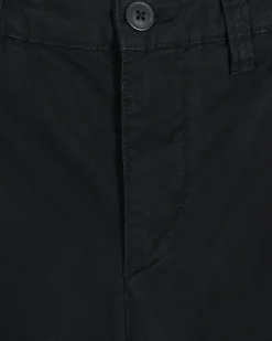 Black slim fit casual chino trousers