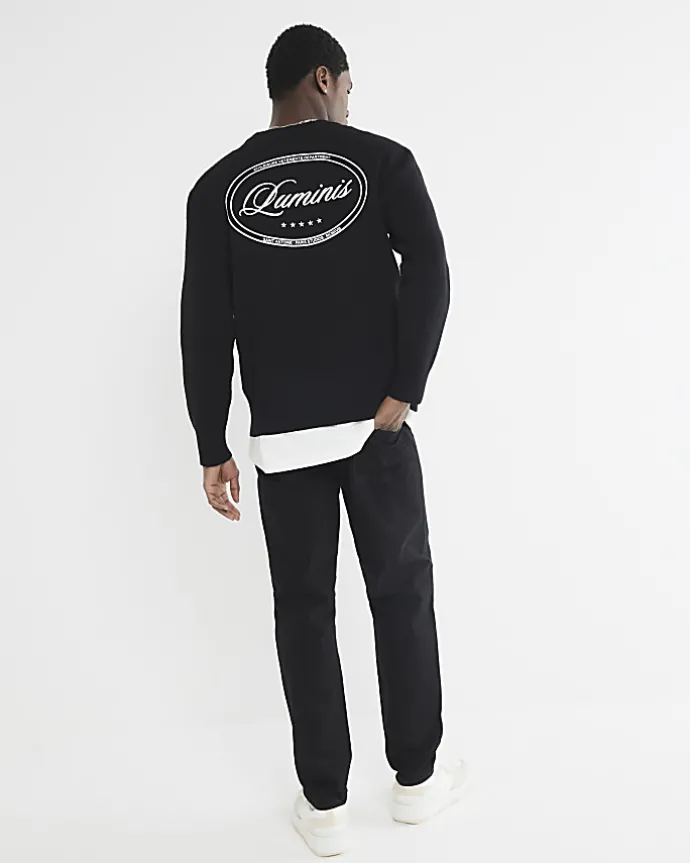 Black slim fit jeans