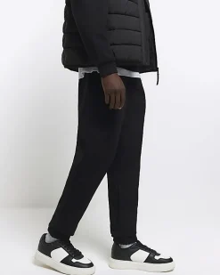 Black slim fit joggers