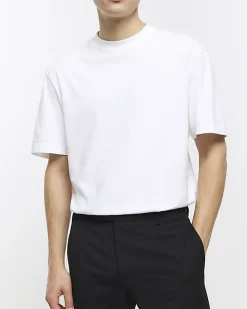 Black slim fit smart trousers