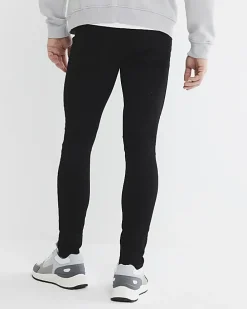 Black Spray On Skinny Jeans