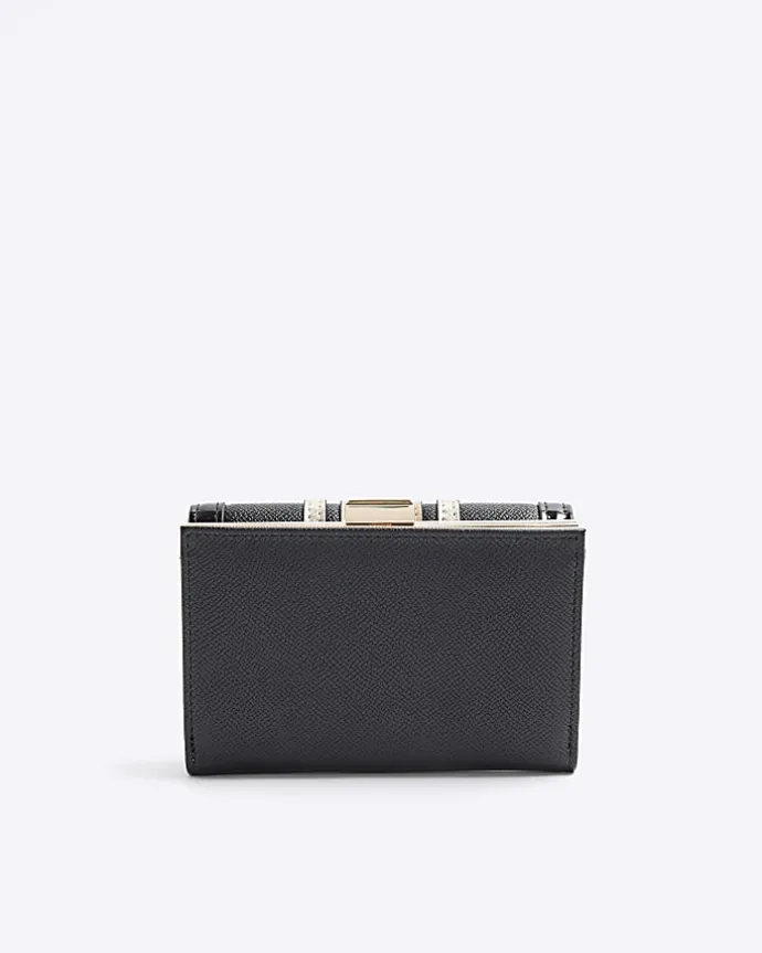 Black stripe purse