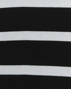 Black stripe t-shirt mini dress