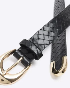 Black Weave Belt