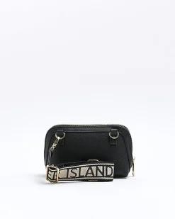 Black webbing cross body bag