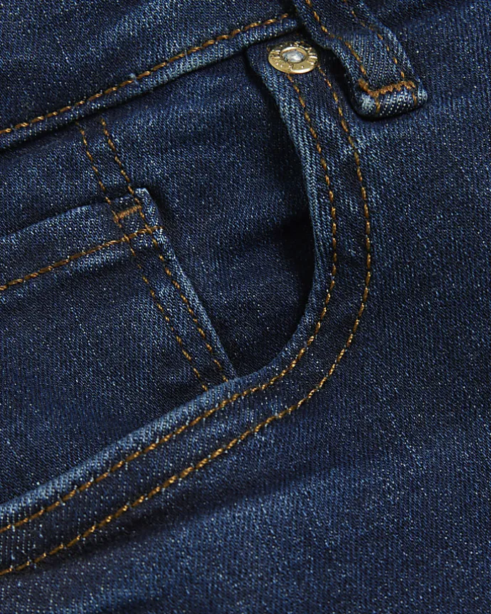 Blue high waist flare jeans