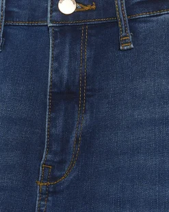 Blue high waisted skinny jeans
