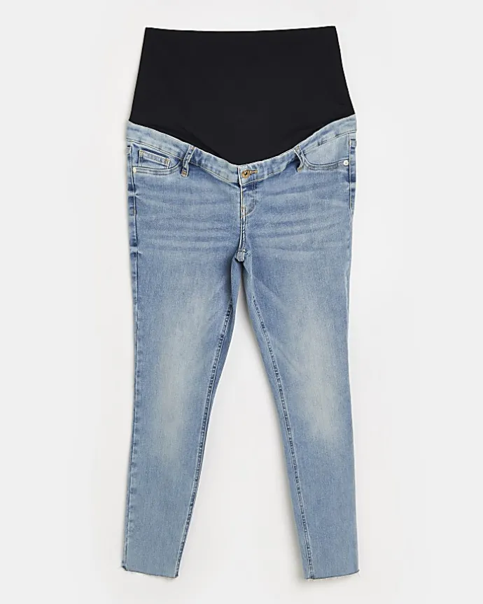 Blue Molly mid rise maternity skinny jeans