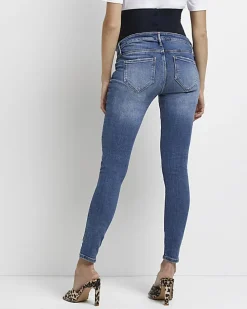 Blue Molly mid rise maternity skinny jeans