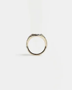 Blue print Pinky Ring