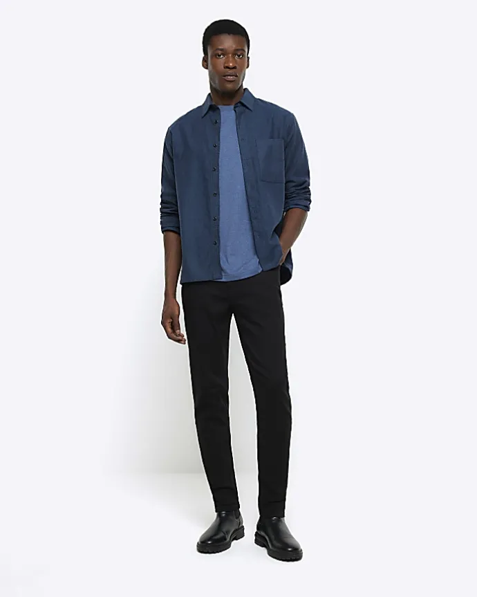 Blue regular fit t-shirt