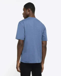 Blue regular fit t-shirt