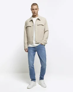 Blue skinny fit jeans