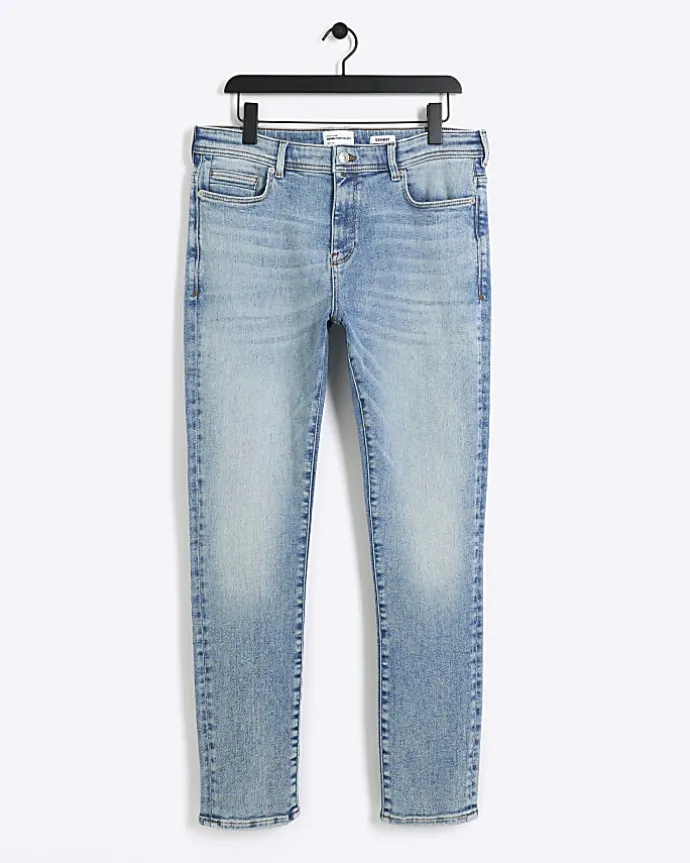 Blue skinny fit jeans