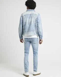 Blue skinny fit jeans