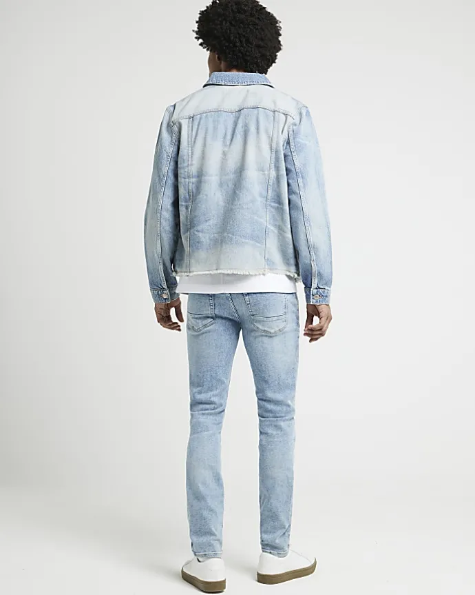 Blue skinny fit jeans