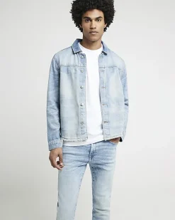 Blue skinny fit jeans