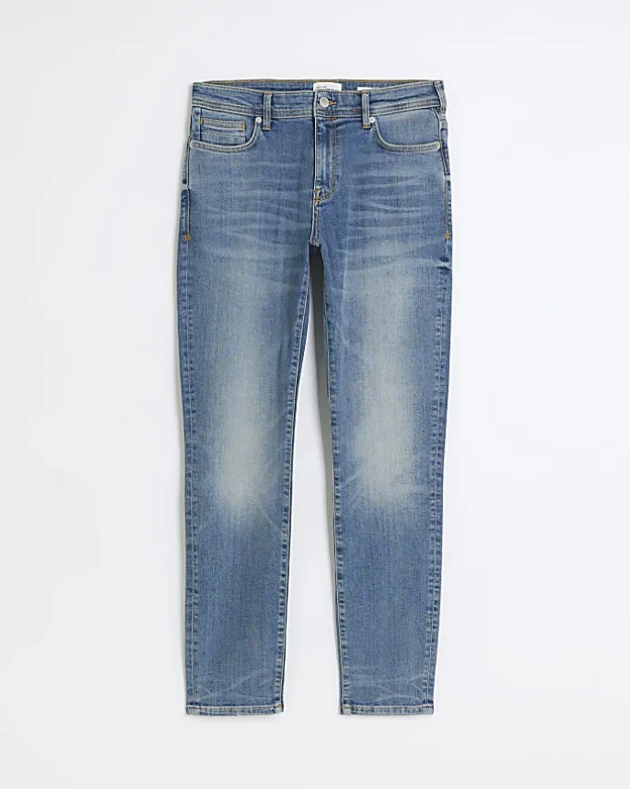 Blue skinny fit jeans