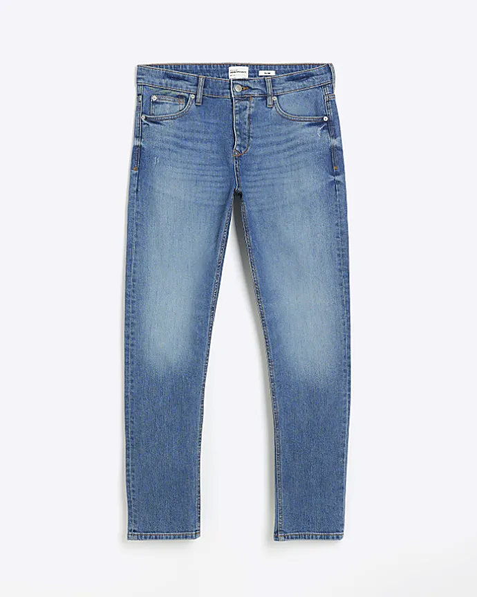 Blue slim fit jeans