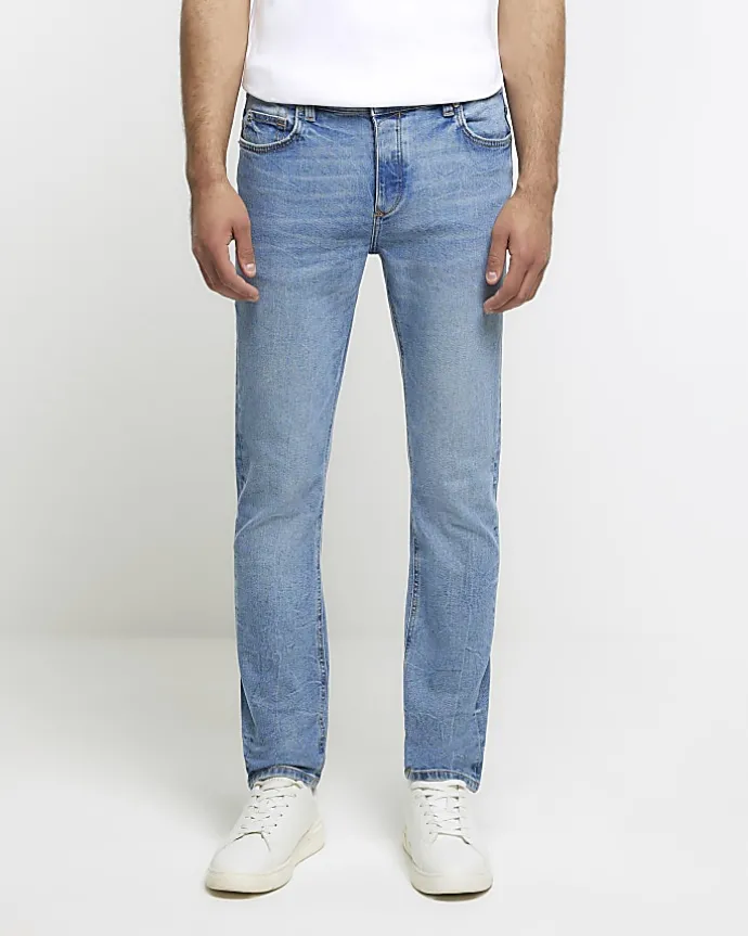 Blue slim fit jeans