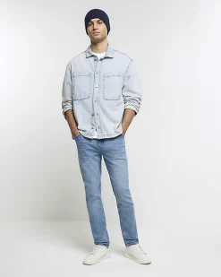 Blue slim fit jeans
