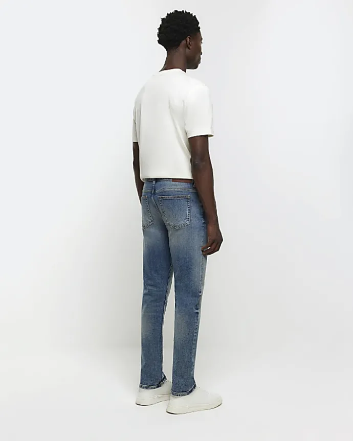 Blue slim fit jeans