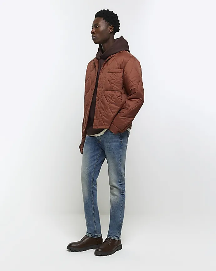 Blue slim fit jeans