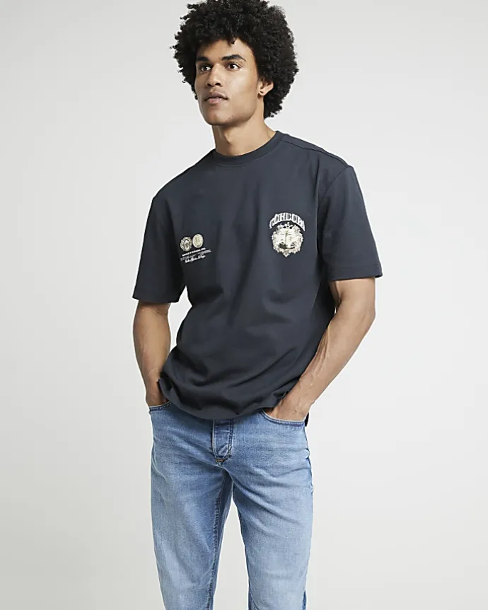 Blue slim fit jeans