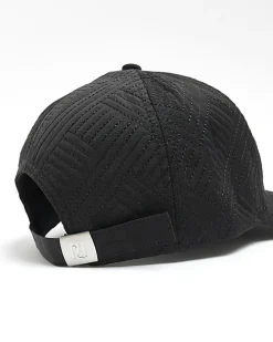 Boys black quilted cap